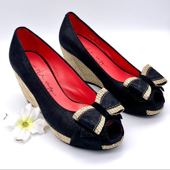 NIB Pas de Rouge Cona Wedge Heels, 37 - Picture 2 of 15